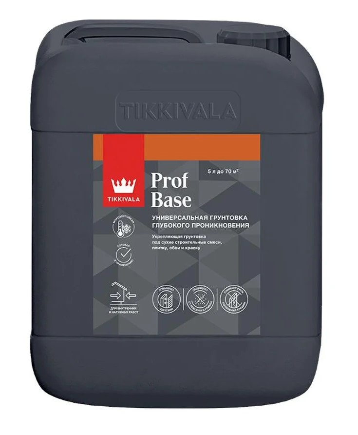 Грунтовка Prof Base 5л 3322 (+5˚С) ТИККУРИЛА