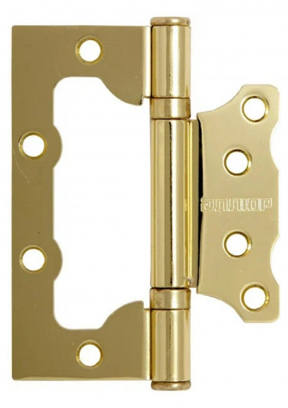 Петля 2ВВ SBP 2,5мм 100х75 АЛЛЮР мат латунь