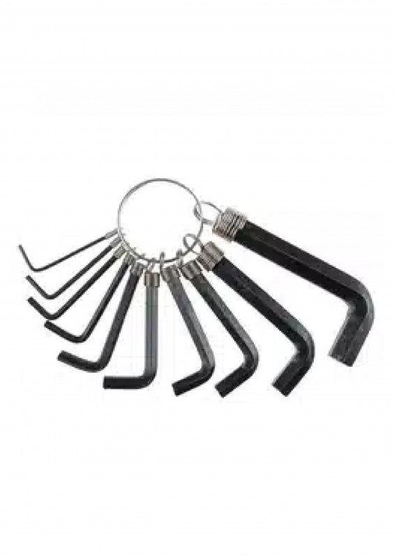 Набор шестигранников НЕХ в пакете 10шт 1,5-10мм JF2296B