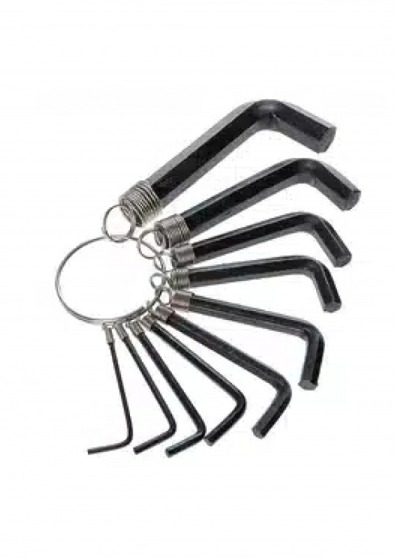 Набор шестигранников НЕХ в пакете 10шт 1,5-10мм JF2296B