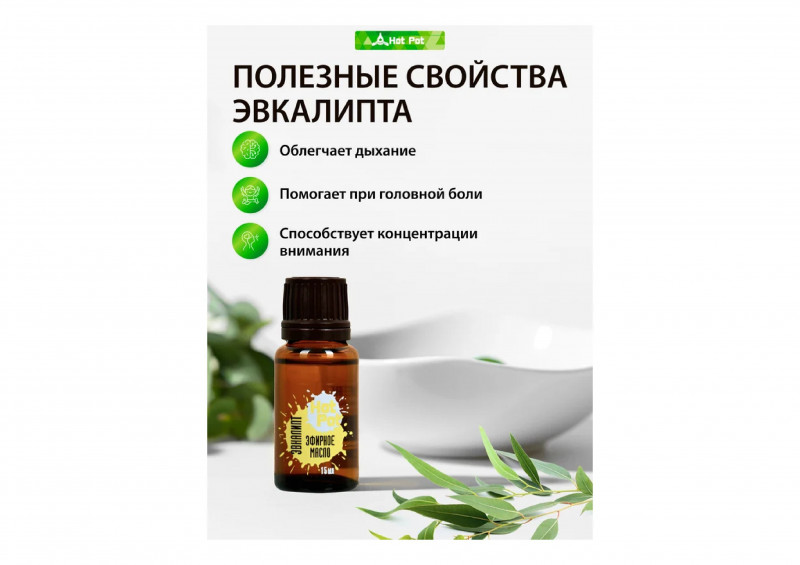 Масло эфирное эвкалипт 15мл Hot Pot