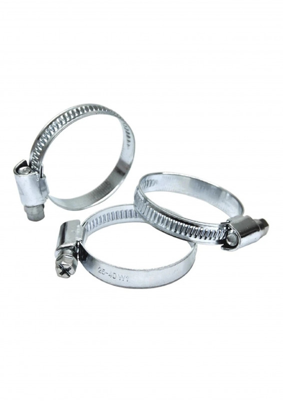 Хомут червячный 100-120мм цинк