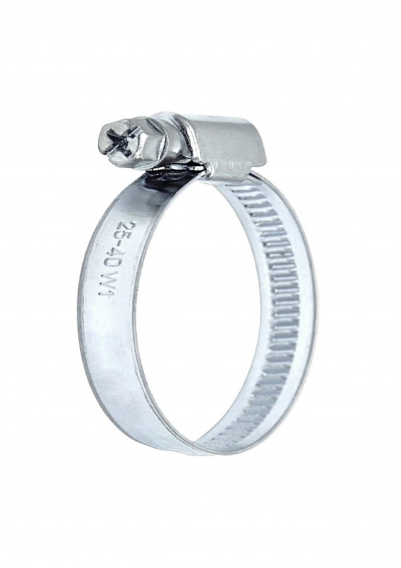 Хомут червячный 110-130мм цинк
