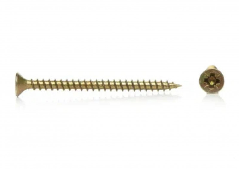 Саморез универсальный желтый цинк 4,5х50