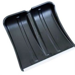 Лопата снеговая №1 пластмас оцинк планка 380х365 ф32 б/черенка МЕТЕЛЬ