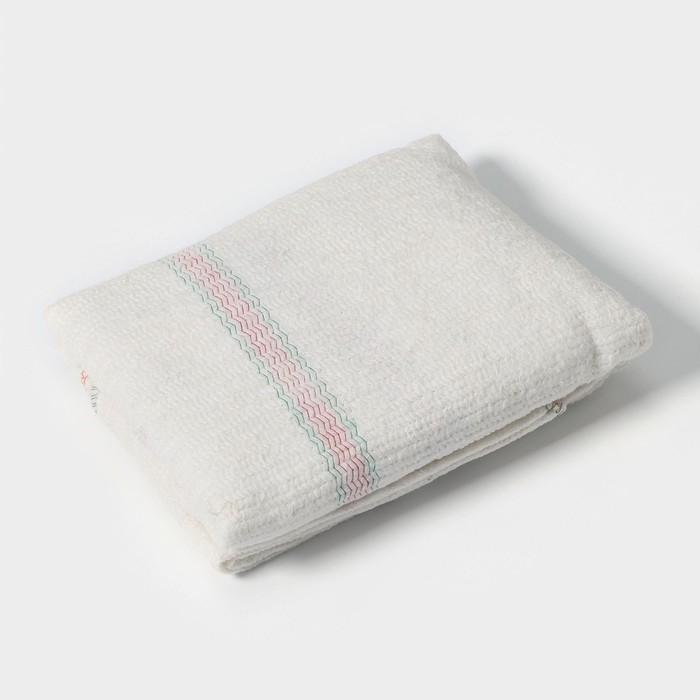 Тряпка для мытья пола,вискоза-ХПП, с оверлоком, 50х80см, плотность 220г/м, цвет белый