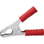 Зажим крокодил 100А 105мм красный ОНЛАЙТ