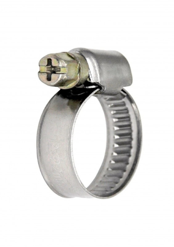 Хомут червячный 12-20мм нерж