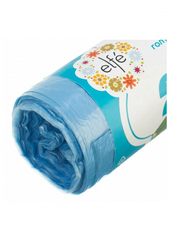 Пакеты для мусора 30л 30шт голубые